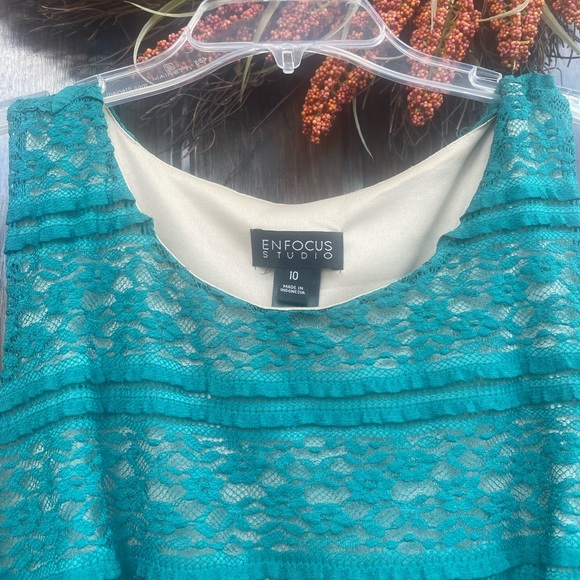 Ssle‼️Enfocus  Studio -Sleeveless Dress-Ladies cocktail dress size 10 -Preowned - Picture 5 of 10